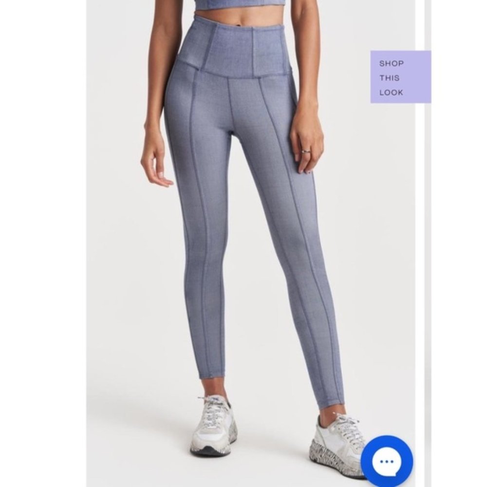 NWT Year Of Ours Denim Corset Legging